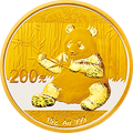 2017版熊貓金銀紀念幣15克圓形金質紀念幣