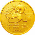 1989版熊貓金銀鉑鈀紀念幣1-4盎司圓形金質紀念幣