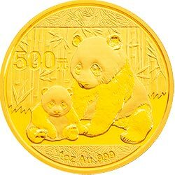 2012版熊貓金銀紀念幣1盎司圓形金質紀念幣