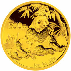 2007版熊貓金銀紀念幣1盎司圓形金質紀念幣