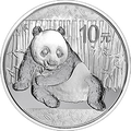2015版熊貓金銀紀念幣31.104克（1盎司）圓形銀質紀念幣