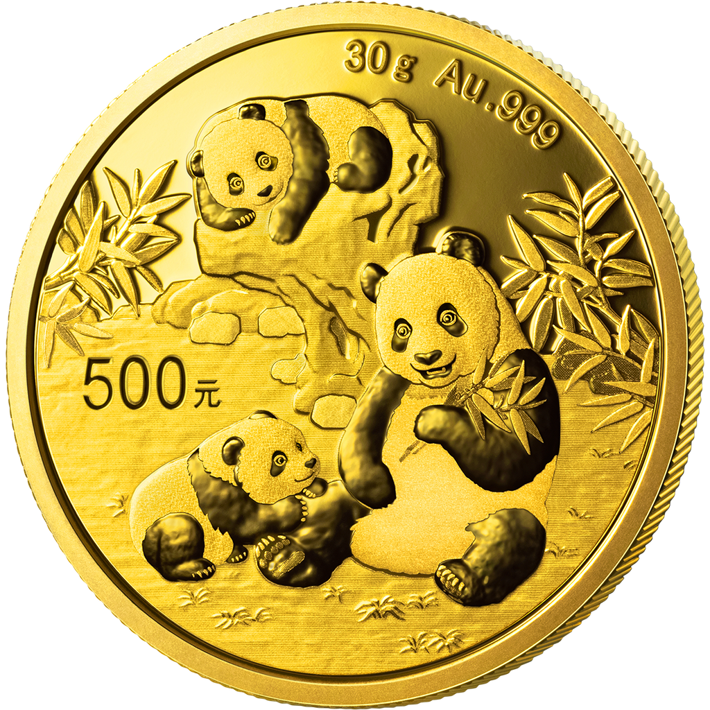 2025版熊貓30克紀念金幣