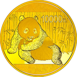 2015版熊貓金銀紀念幣1公斤圓形金質紀念幣