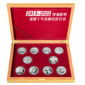 2013-2022熊貓銀幣10年經典 10V1盎司/30克銀幣套裝