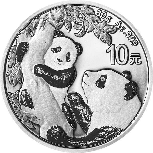 2021版熊貓30克普製投資銀幣