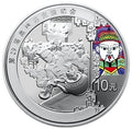 2008第29屆奧林匹克運動會貴金屬紀念幣（第3組）1盎司紀念銀幣之四（年畫）
