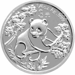 2007中國熊貓金幣發行25周年金銀紀念幣1-4盎司圓形銀質紀念E