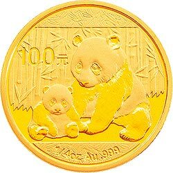 2012版熊貓金銀紀念幣1-4盎司圓形金質紀念幣