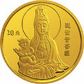 1994年觀音1/10盎司金質紀念幣